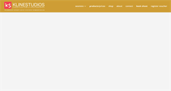 Desktop Screenshot of klinestudios.com